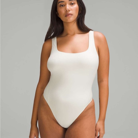 NWT Lululemon Wundermost Ultra-Soft Nulu Square-Neck Sleeveless Bodysuit - Picture 1 of 2